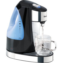 (VKJ142 HotCup - Black) Breville HotCup Hot Water Dispenser, 3 KW Fast Boil, 1.5 Litre, Gloss Black [VKJ142]