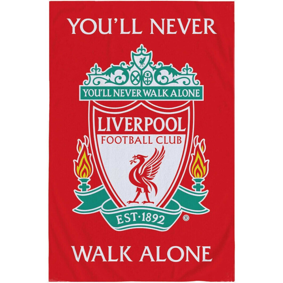 Liverpool Fc Fleece Ynwa Blanket