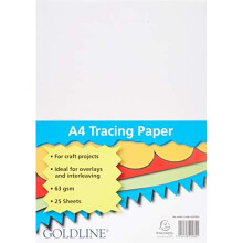 LIKE-NEW Clairefontaine Goldline Tracing Paper Pack, A4, 25 Sheets
