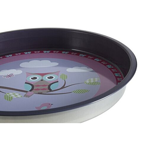 Premier Housewares Practical Happy Owls Serving Tray, Versatile Large Serving Plate, Spill Resitant Dinner Tray For Kitchen 2