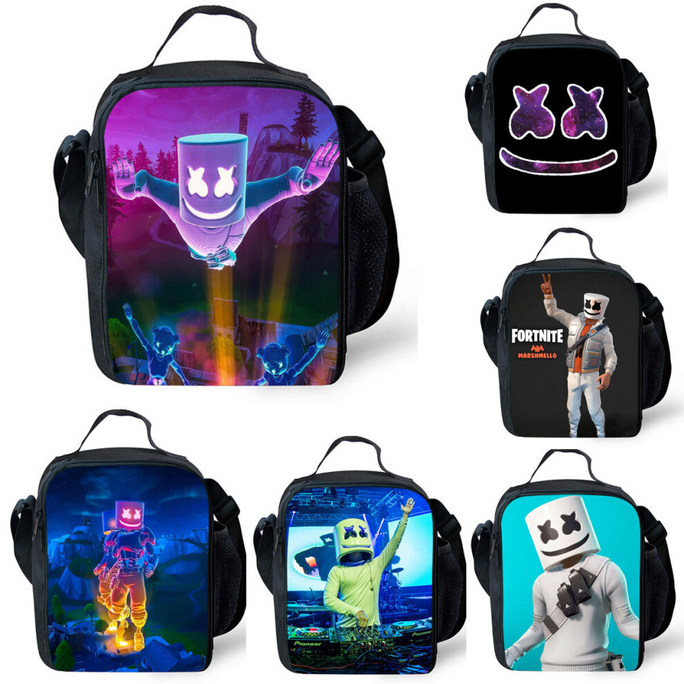 Marshmallow DJ Lunch Bag Thermal Insulated Cool UK