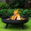 Fire Bowl 22 inch Black Iron Portable Fire Pit Foldable Portable, Best 1