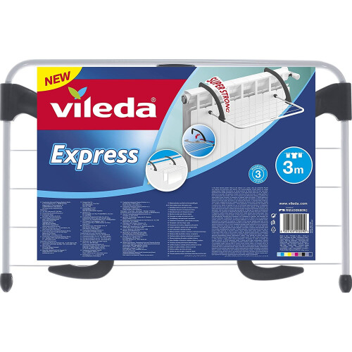 Vileda Vileda Express Indoor Radiator Airer, White 1