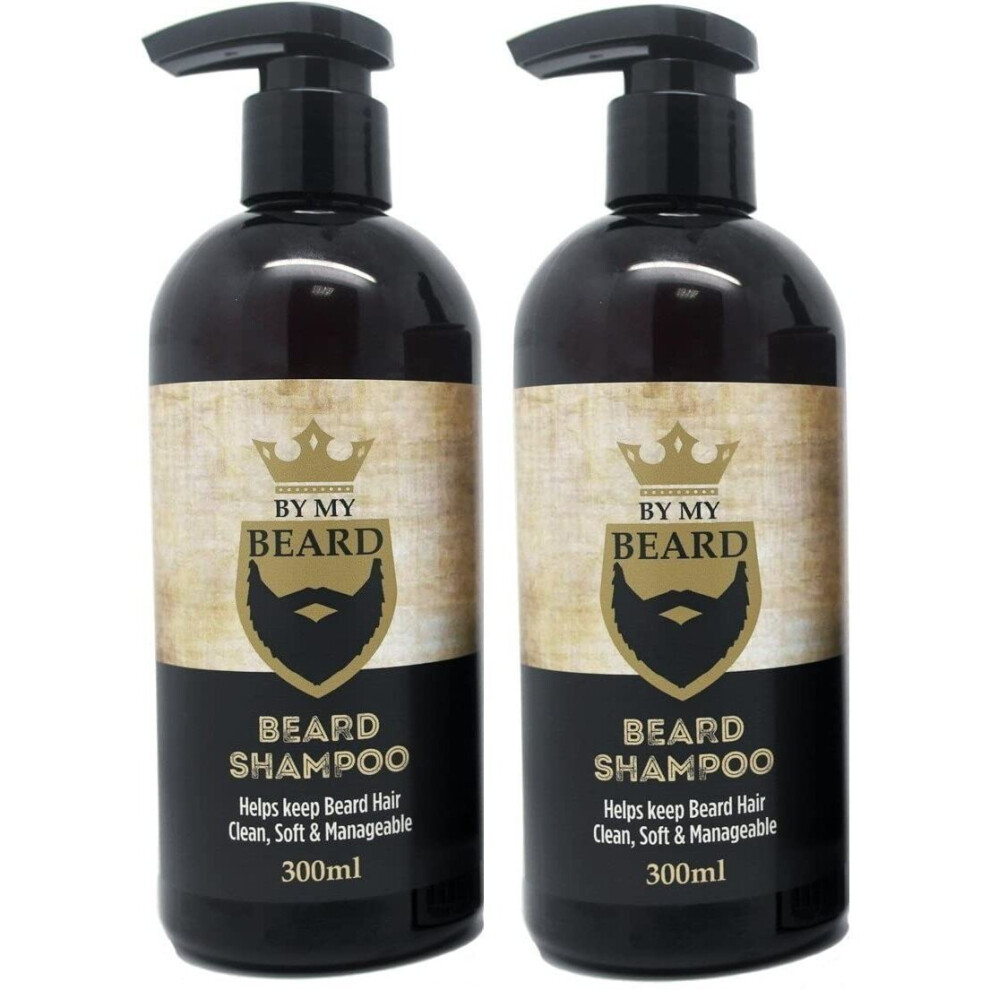 x2 By My Beard- Beard Shampoo Wash Men's Moustache Grooming Care Facial Hair