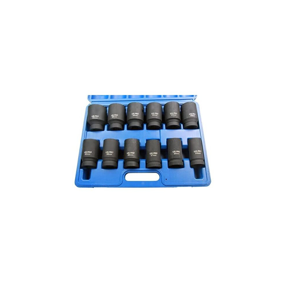 B&Q - 12Pc 3/4" Dr 6Pt Deep Impact Sockets Metric 2441mm 1360 - Image 6