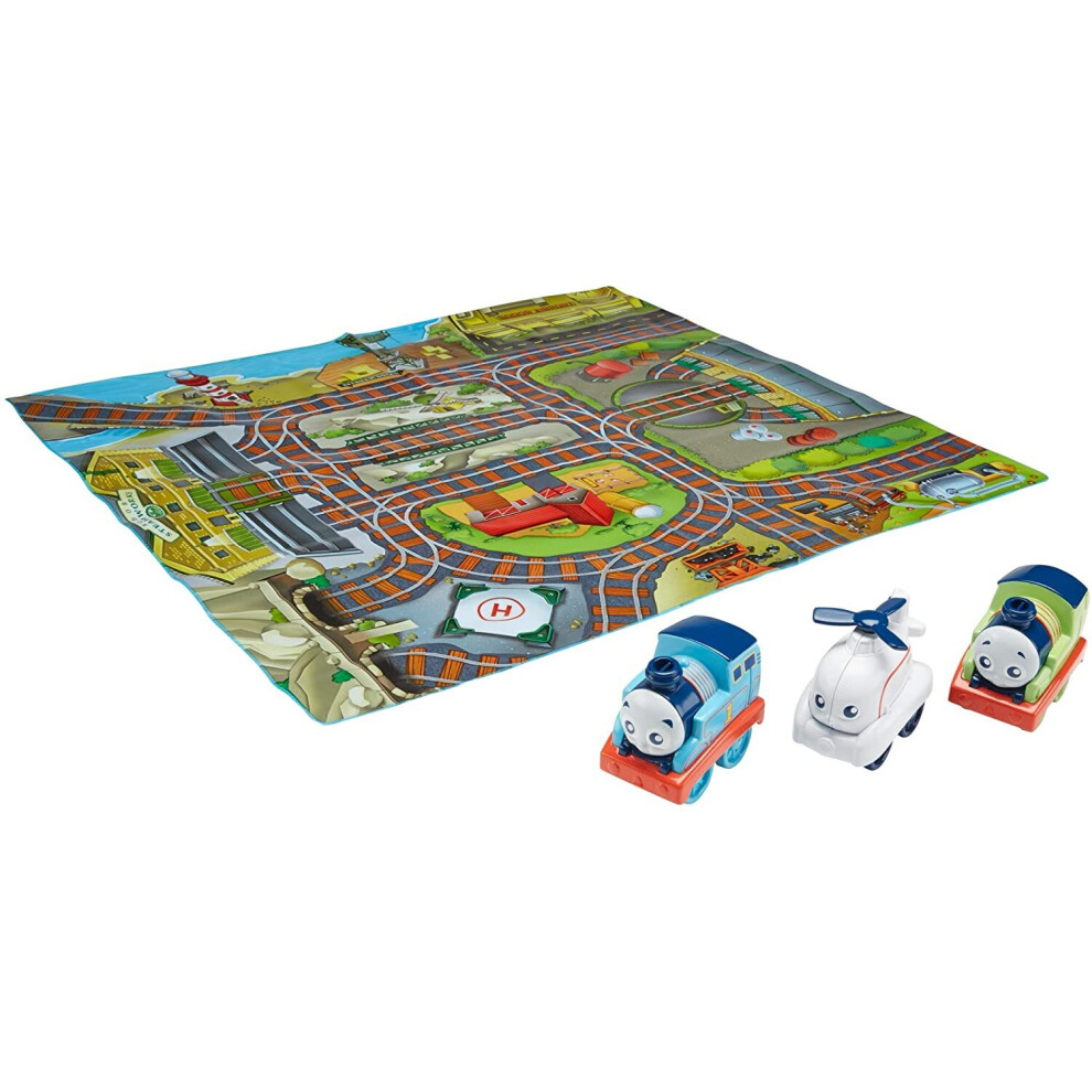 My First Thomas Playmat and Push Along Engines Set