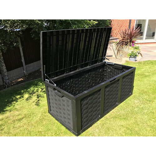 Starplast XXL Huge Plastic 634 ltr Garden Storage Box With Piston ...