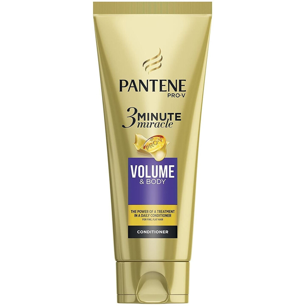 Pantene 3 Minute Miracle Volume & Body Conditioner 200ml