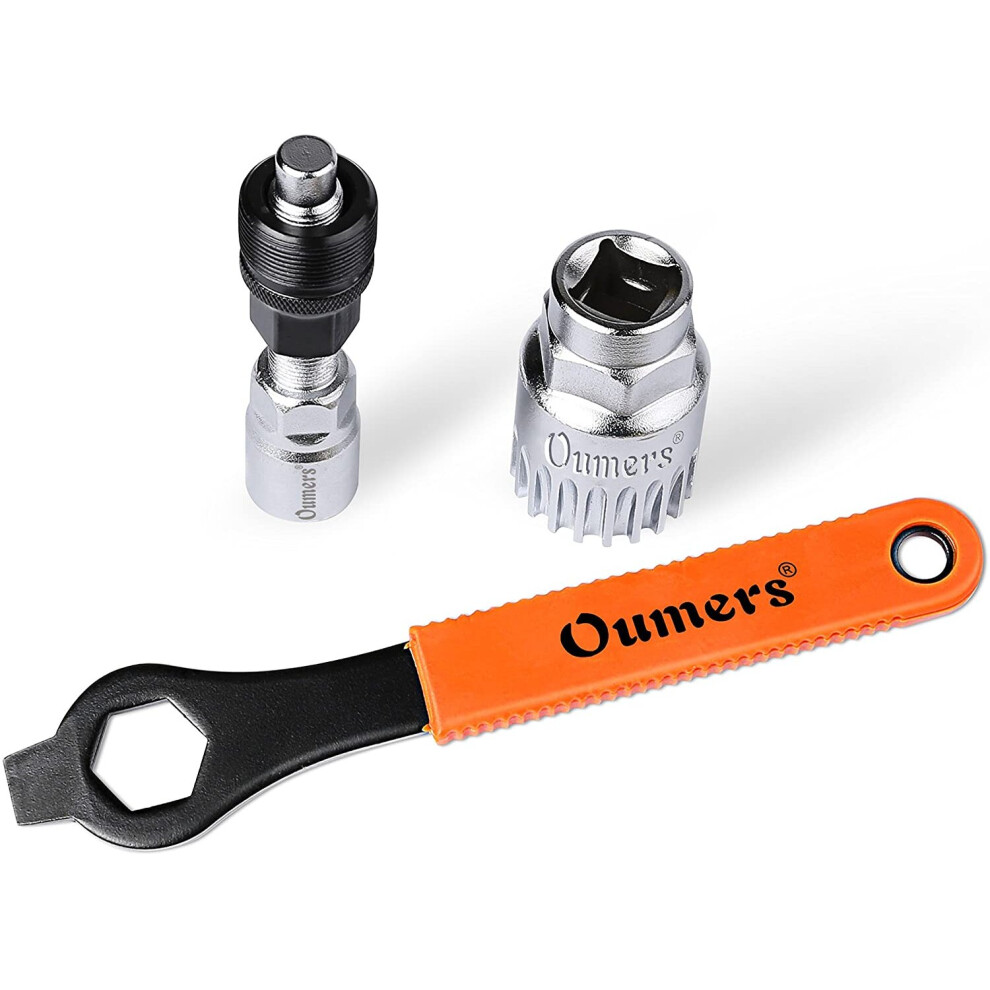 Photos - Bike Tool Oumers Bike Crank Extractor/Arm Remover and Bottom Bracket Remover with 16mm Spanner/Wrench. Professional Bicycle Repair Too