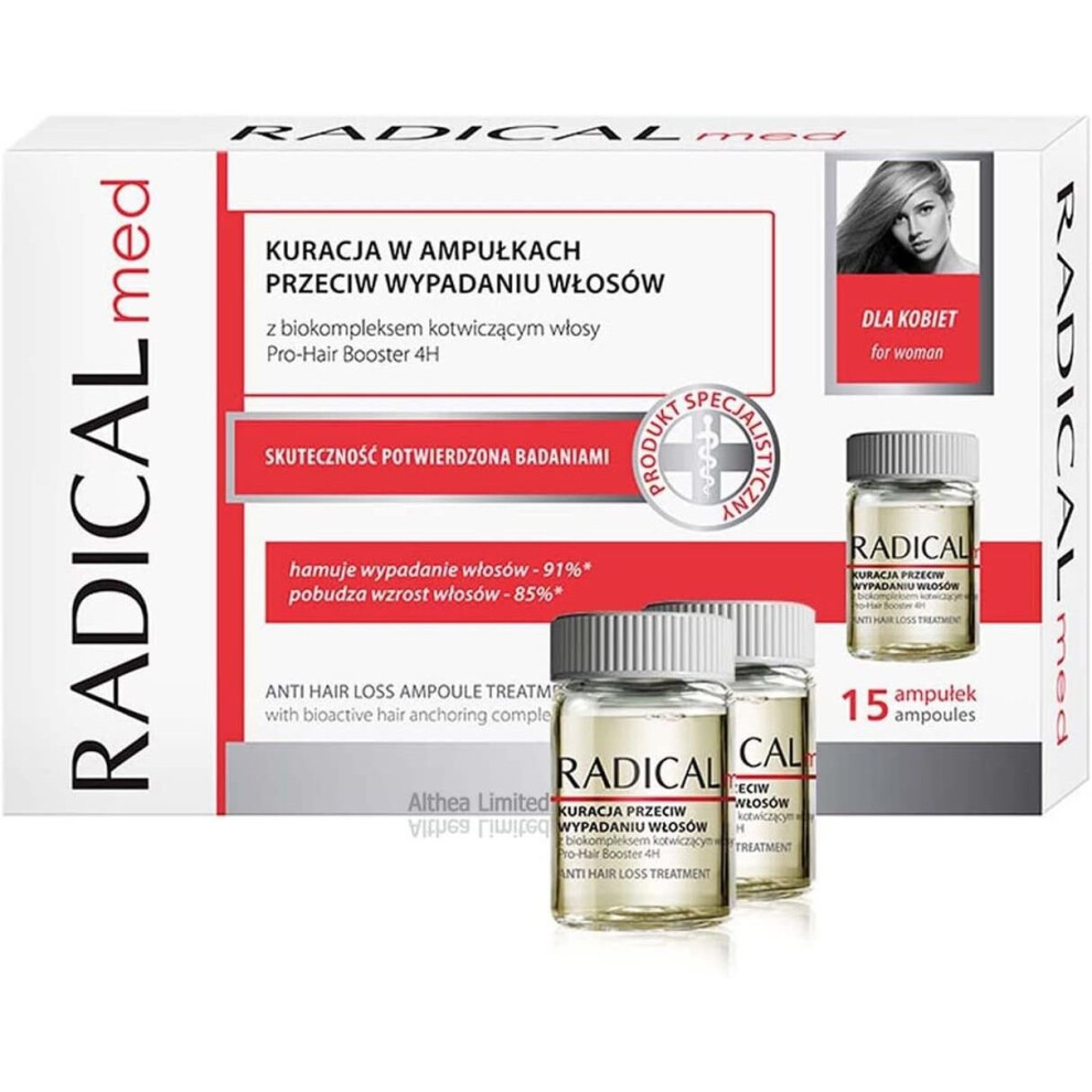 Farmona Radical Med Anti Hair Loss Ampoule Treatment 15 X 5ml Women