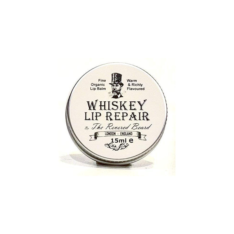 Brand:-The-Revered-Beard Gentlemen's Lip Repair By The Revered Beard. Whiskey Flavoured, 15Ml Tin