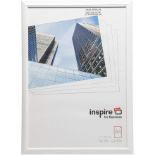 Hampton Frames EASY LOADER Poster Certificate Photo Frame Plexi White A4 (21x30cm) EASA4WHP