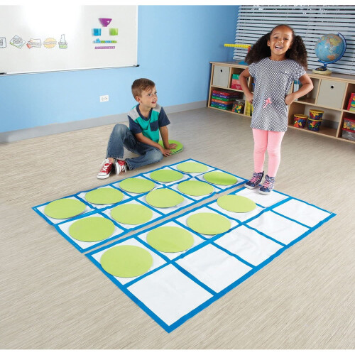 Learning Resources Learning Resources Ten-Frame Floor Mat Activity Set 2