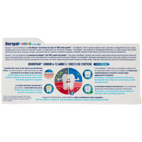 Biorepair Oral Care Junior 7-14 Years Toothpaste 75ml 2