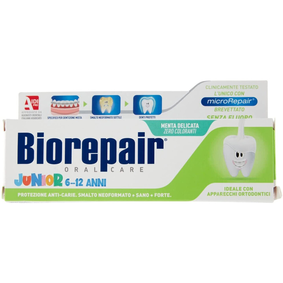 Brand:-Biorepair Biorepair Oral Care Junior 7-14 Years Toothpaste 75Ml