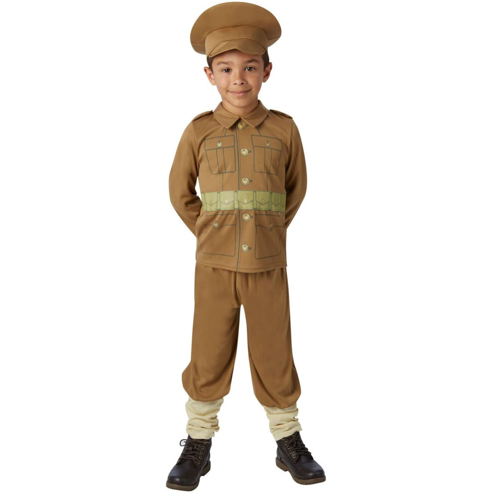 Rubie's Official WW1 Soldier - Boy Costume Boys Medium