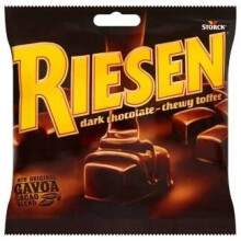 Riesen Dark Chocolate - Chewy Toffee (135gx5)