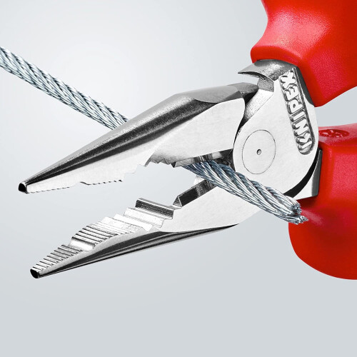 Knipex VDE-Spitzenzange - KNIPEX - 145mm - Rot - Mit Spitze - Elektrischer Schutz 2