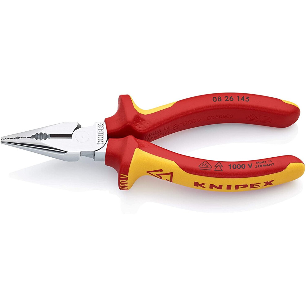 Knipex Needle-Nose Combination Pliers 1000V-Insulated (145 Mm) 08 26 145
