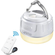 lanktoo 2-In-1 Rechargeable Camping Lantern & Power Bank Charger 6400mAh - IP65 Ultral Bright Emergency Lamp Outdoor Tent Light...