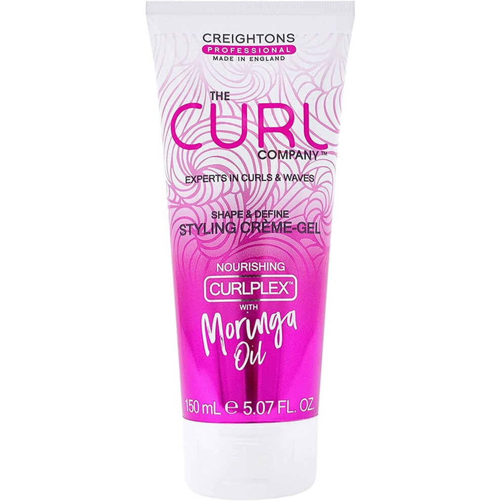 Brand:-The-Curl-Company The Curl Company Shape & Define Styling Crã¨Me-Gel (150Ml) - Shapes & Defines Curls, Perfect For Curls, Kinks, Coils & Waves....