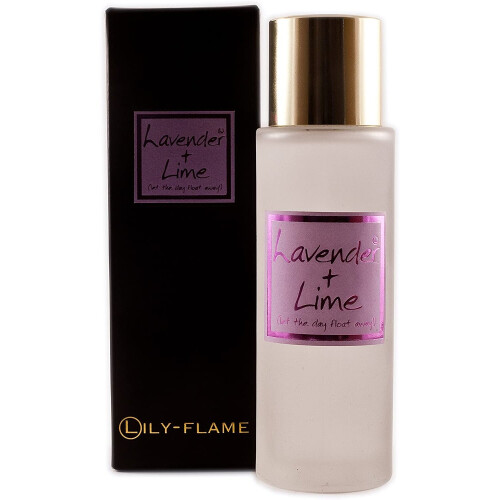 Lily-Flame Lily Flame Lavender and Lime Bxd Room Mist Spray, Purple