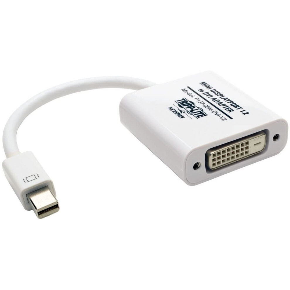 Tripp Lite Mini Displayport To Dvi Adapter Active Mini-Dp To Dvi M/F, 15.24 Cm (P137-06N-Dvi-V2) 5057103020201