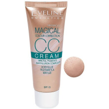 Fond de teint crème CC magique EVELINE 52 Beige Moyen 30 ml