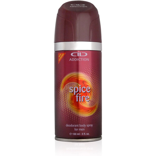 Addiction SPICE FIRE Men Deodorant Body Spray Long Lasting 150ml (6