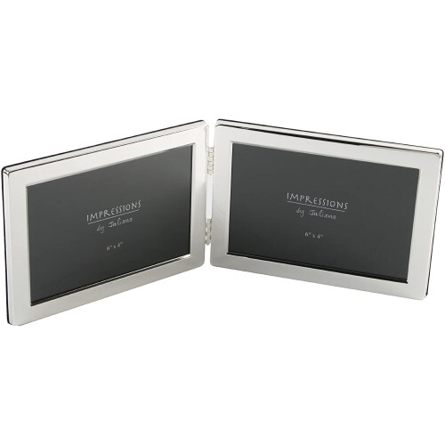 Deluxe 4x6" double frame- Landscape Tarnish Resistant