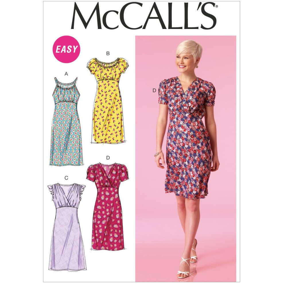 McCall's Patterns 7116 B5,Misses Dresses,Sizes 8-10-12-14-16