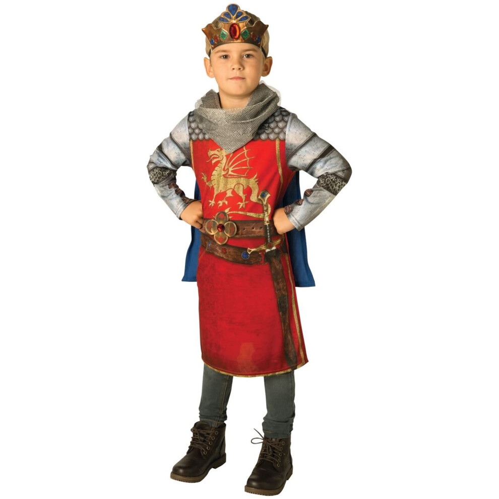 Rubie's Official King Arthur Childs Costume, Book Week Fancy Dress, Medium age 5-6