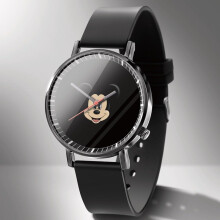 (F) Mickey Mouse Minnie Fashion Quartz Watches Simplicity Child Glass Material Cartoons