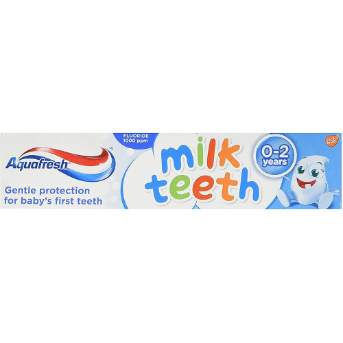 Aquafresh Milk Teeth Toothpaste 50ml Case of 4