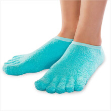 NatraCure 5-Finger Gel-feuchte Socken - Aloe & Shea für Frauen & Männer - Spa & Pediküre Socken