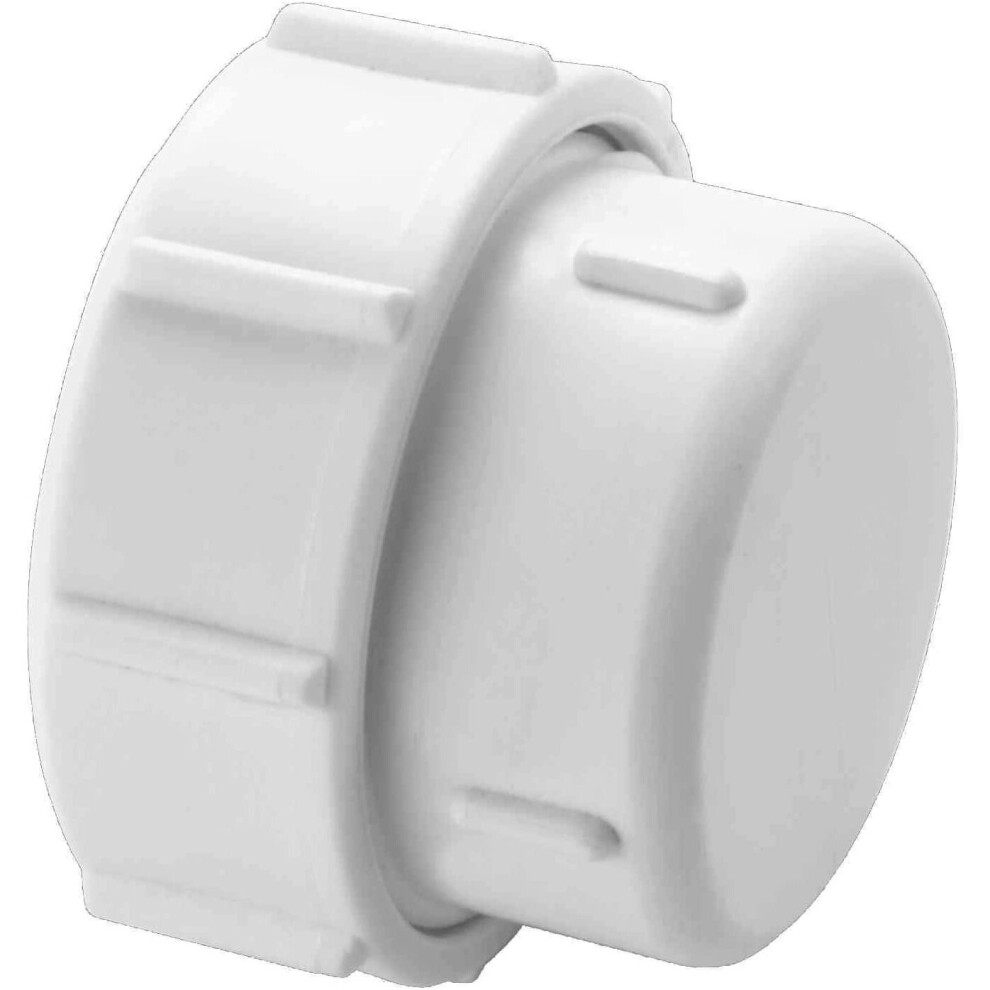 McAlpine S23U Waste Pipe Blank Cap-1.25 inch, White