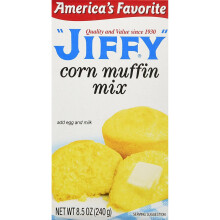 Jiffy Corn Muffin Mix - Make Corn Bread Quick and Easy, 240 g (6-Pack)