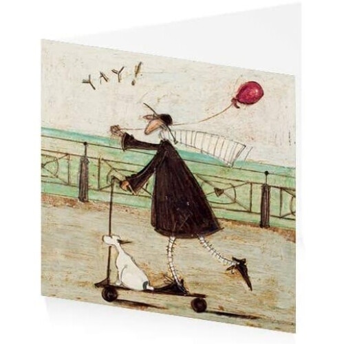 " Yay! " Sam Toft Open Greeting Card - ST983