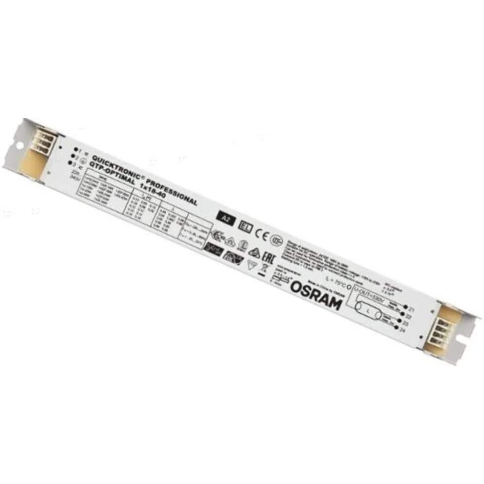 Osram 2 X 54 - 58 Watt, Multiwatt Electronic Ballast For Fluorescent And Cfl Bulbs