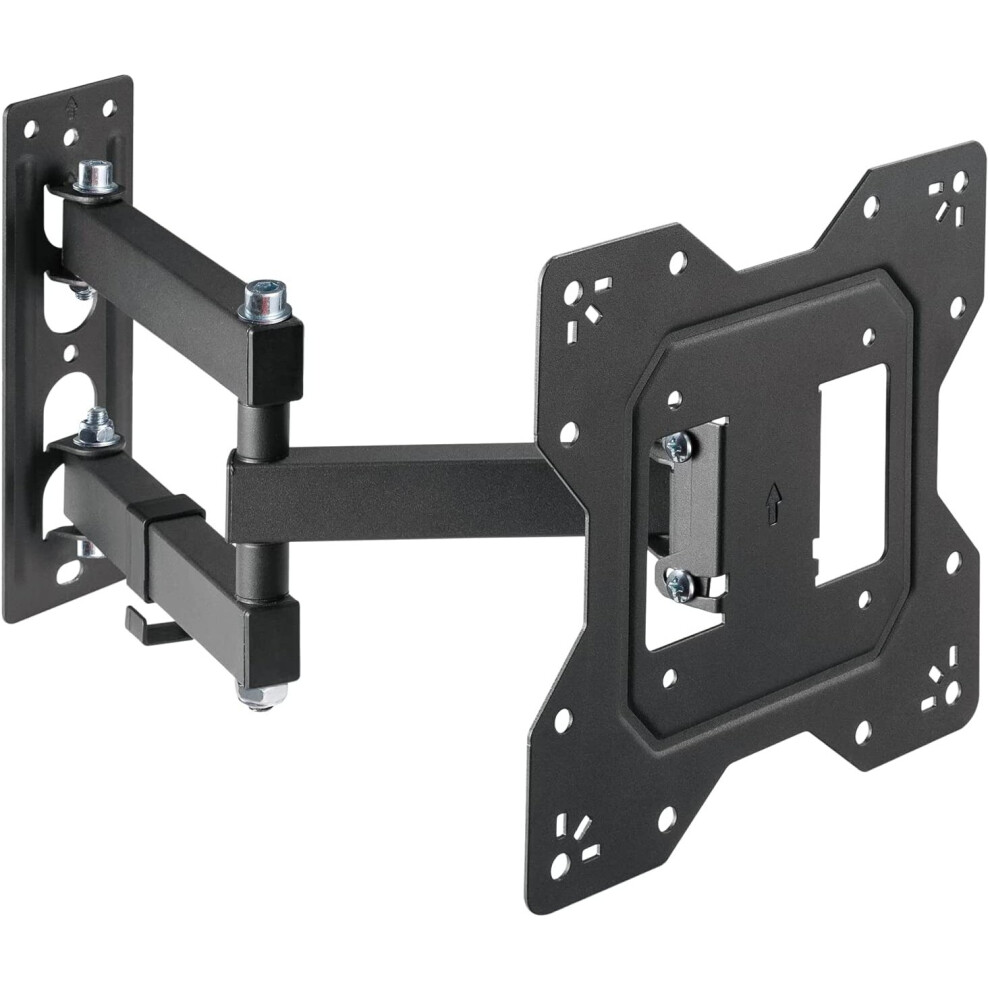 Visit-The-Allcam-Store Allcam L293ss Universal Swivel Arm Tv Wall Bracket For 19-32 Inch Lcd/Led Tvs, Vesa 75X75-200X200, 360 Pan, 378Mm Extend, 30Kg