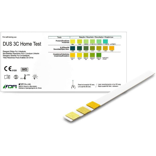 Home Kidney Function Urine Tests - Pack of 2 Tests 1