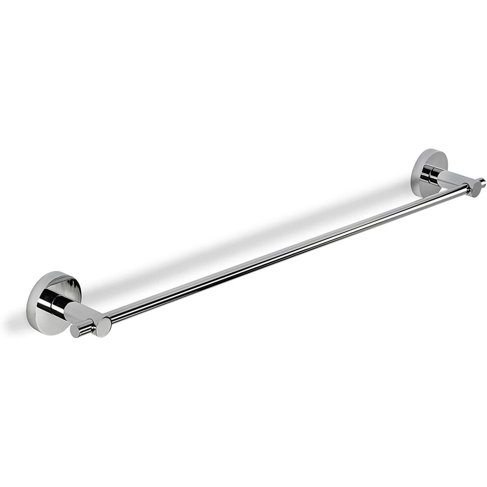 Croydex QM581341 Flexi-Fix Britannia Durable Brass and Stainless Steel Construction Medium Towel Rail, Chrome