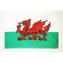 AZ FLAG Wales Flag 3' x 5' - Welsh flags 90 x 150 cm - Banner 3x5 ft Light polyester