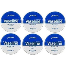 Vaseline Lip Therapy Petroleum Jelly 20g Original x 6 Tins