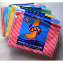 J Cloths Assorted Colours - 6 x 10's