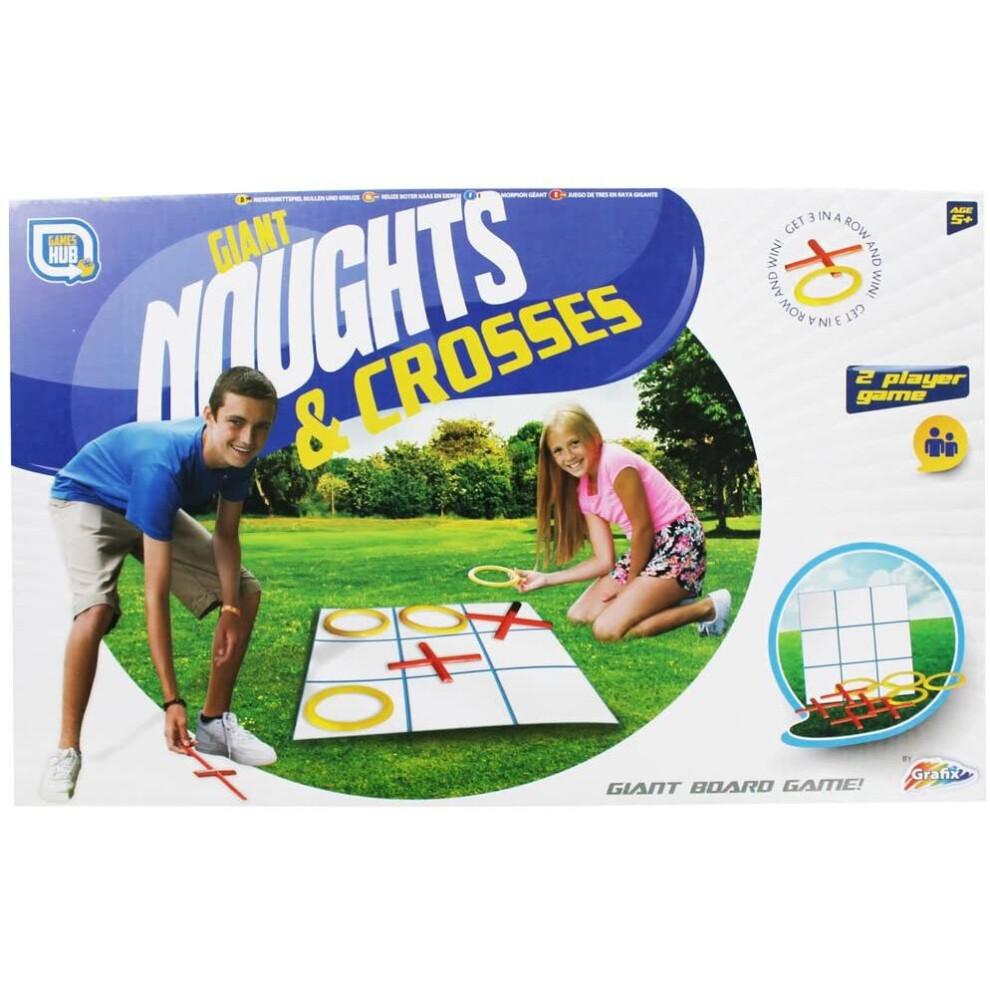 Grafix Giant Noughts And Crosses Outdoor Garden Game