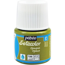 Peinture tissu - PéBéo - Setacolor opaque - Olive - 45 ml - Mixte