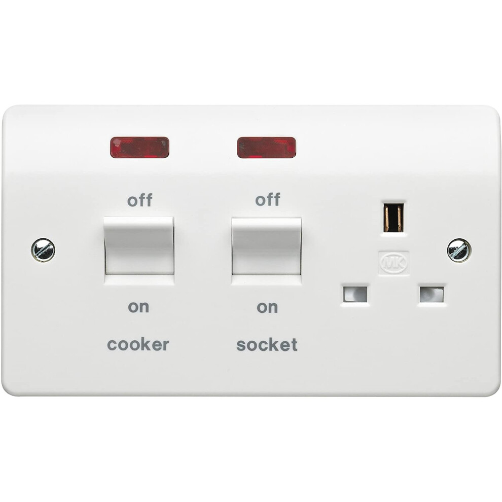 Mk 45A Cooker Control Unit +Neon, K5061whi 5017490220622