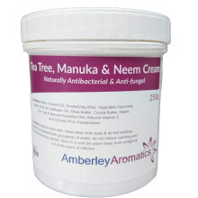 Tea Tree, Manuka & Neem Cream 250g - Antibacterial & Anti-fungal Skin Cream