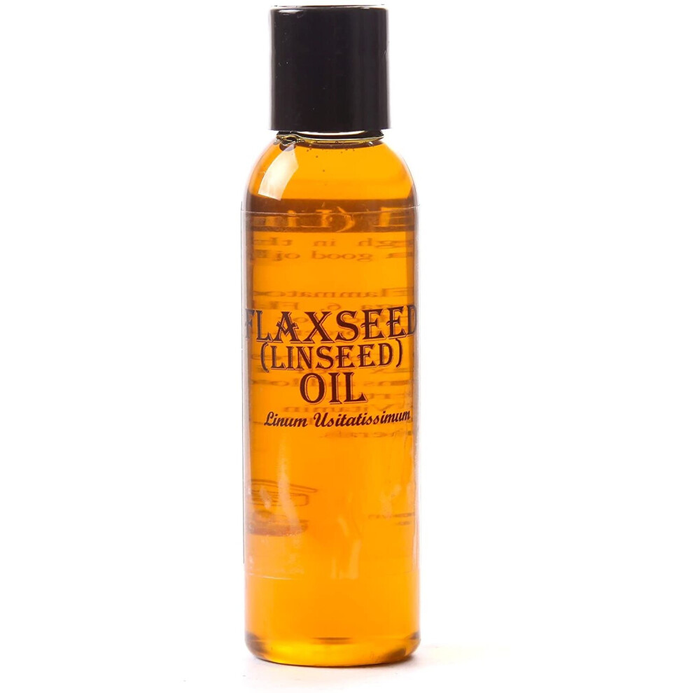 Brand:-Mystic-Moments Mystic Moments | Flaxseed (Linseed) Carrier Oil - 125Ml - 100% Pure